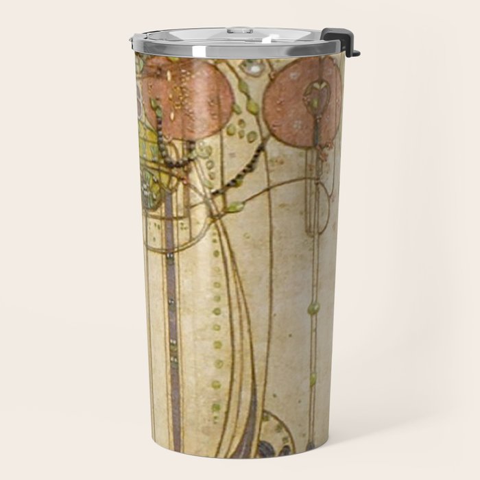 Charles Rennie Mackintosh , The Wassail  Travel Mug Gallery Image 2