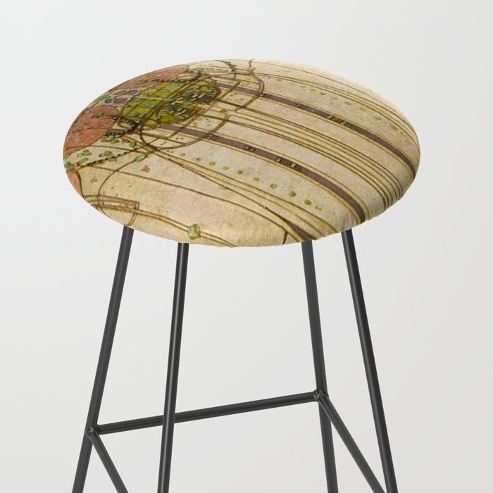 Charles Rennie Mackintosh , The Wassail  Stool Gallery Image 2