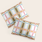 Bold Crosshatch Colorful Pillow Sham Gallery Image 3