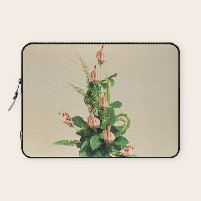 F U Bouquet - Rude Plant / Middle finger Laptop Sleeve Gallery Image 1