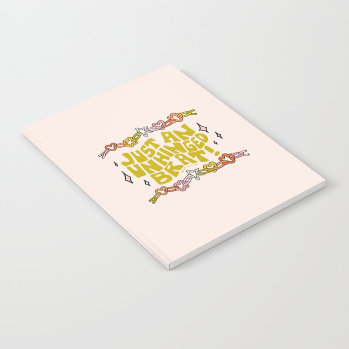 Just An Unhinged Brat Notebook Gallery Image 2