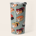 Sushi  Corgi Travel Mug Gallery Image 2
