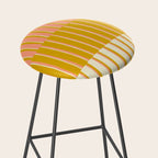 Peach, Tulip & Cream | PATTERN 09: The Retro Edition Stool Gallery Image 2