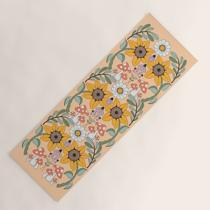 Kaleidoscope Garden Yoga Mat Gallery Image 1