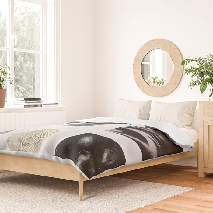 thinking about ways to stay human Duvet Cover Gallery Image 2