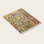 Antique Copper Green Abrashed Persian Rug Print Notebook Gallery Image 2