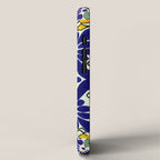talavera mexican tile in yellow and blu iPhone Case Gallery Image 2