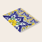 talavera mexican tile in yellow and blu Notebook Gallery Image 2