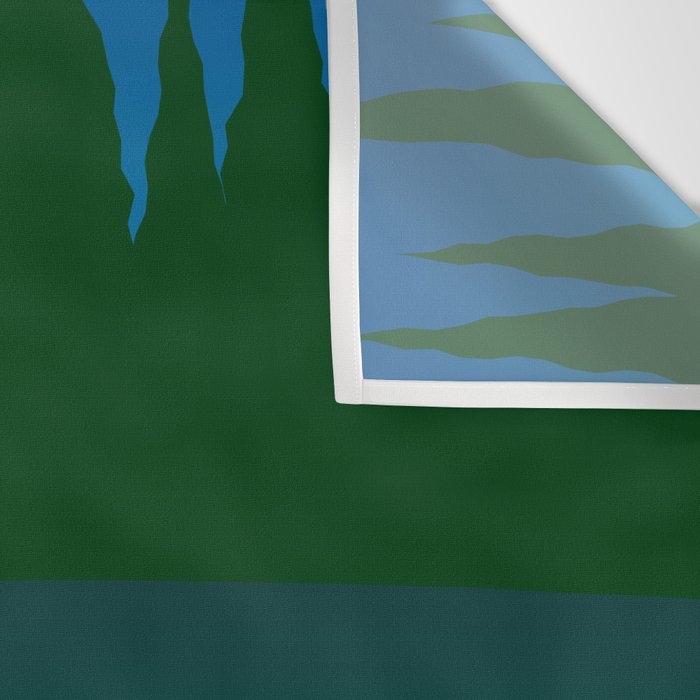 Loons in a Woodland Lake Wall Tapestry Gallery Image 3