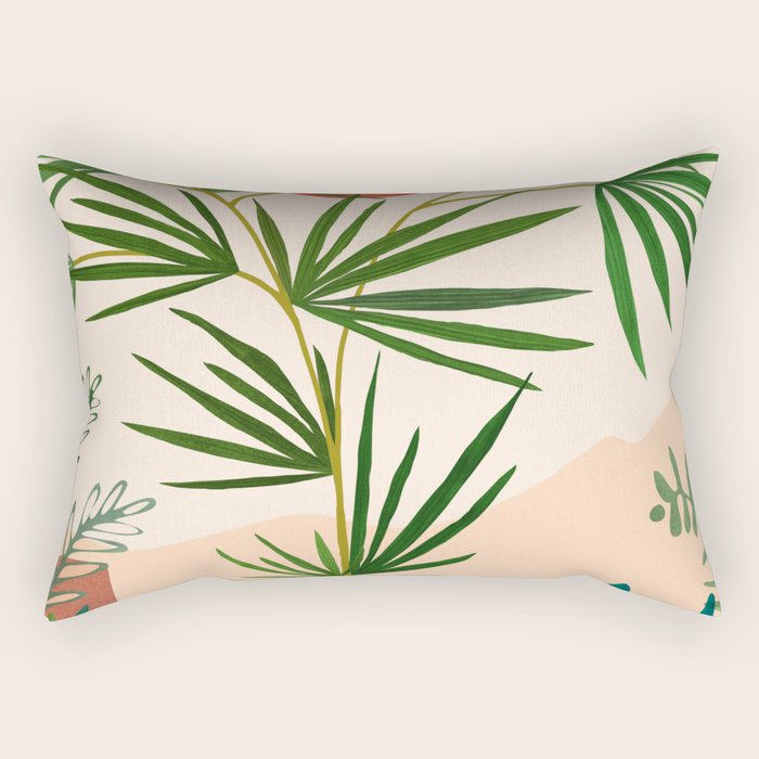 Weekend in Mojave Desert Landscape Rectangular Pillow Gallery Image 2