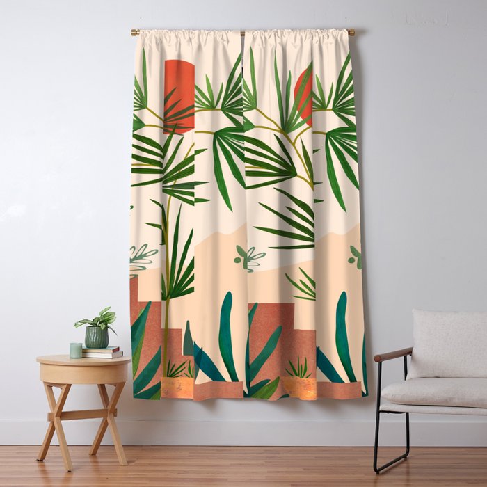 Weekend in Mojave Desert Landscape Window Curtain Gallery Image 5