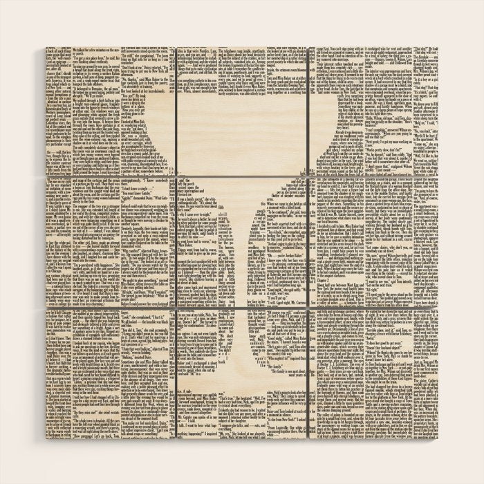 The Great Gatsby Wood Wall Art Gallery Image 1