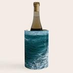 Misty Shoreline - Moody Ocean Photography Print Wine Chiller Gallery Image 2