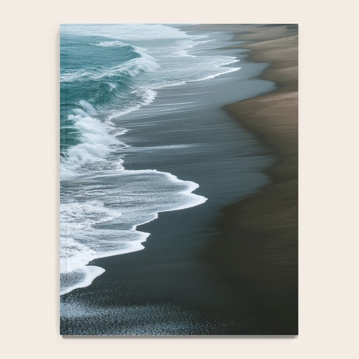 Misty Shoreline - Moody Ocean Photography Print Notebook Gallery Image 4