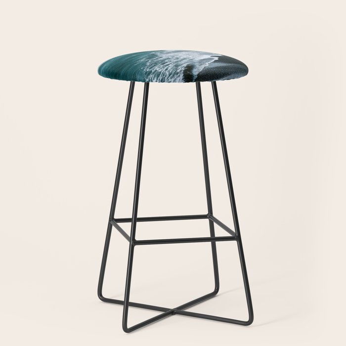 Misty Shoreline - Moody Ocean Photography Print Stool Gallery Image 1