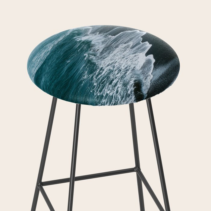 Misty Shoreline - Moody Ocean Photography Print Stool Gallery Image 2