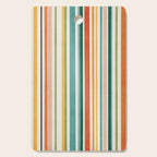 Colorful Stripes Green Orange Yellow White Artwork Cutting Board Gallery Image 1