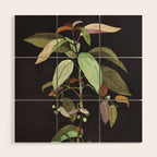 Night Plant Wood Wall Art Gallery Image 1
