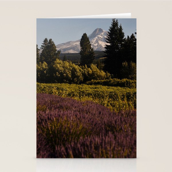 Mount Hood Lavender Farm Stationery Card Gallery Image 2