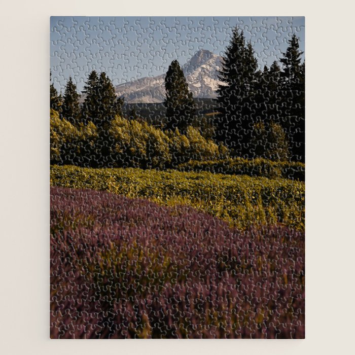 Mount Hood Lavender Farm Jigsaw Puzzle Gallery Image 1