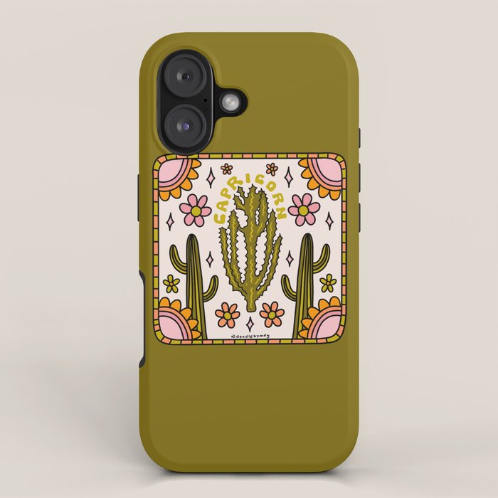 Capricorn Cactus iPhone Case Gallery Image 1