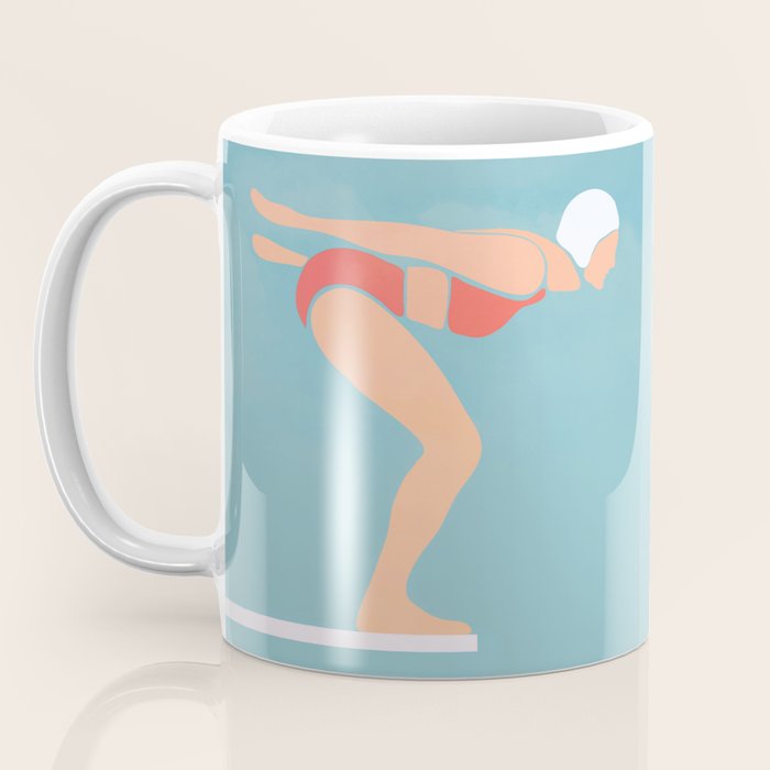Pool Diver Coffee Mug Gallery Image 3