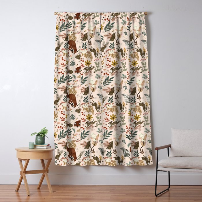 Animals winter wild nature 63 Window Curtain Gallery Image 5