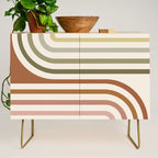 Bold Curvature Stripes I Credenza Gallery Image 1