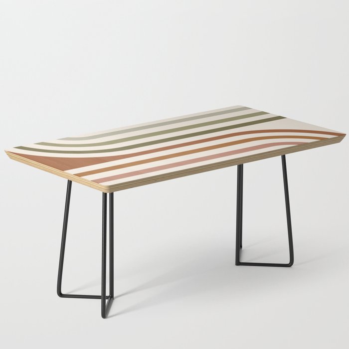 Bold Curvature Stripes I Coffee Table Gallery Image 1