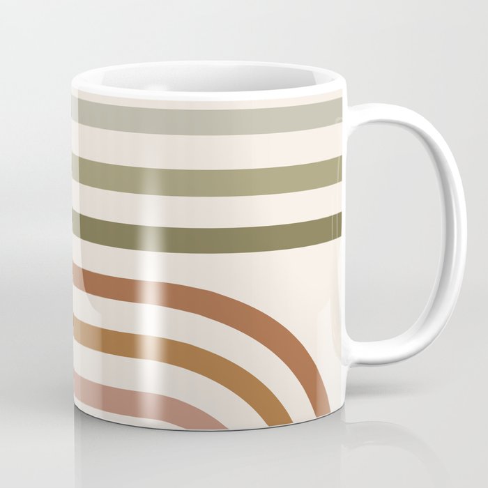 Bold Curvature Stripes I Coffee Mug Gallery Image 1