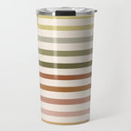 Bold Curvature Stripes I Travel Mug Gallery Image 1
