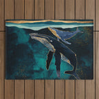 Moonlit Whales Outdoor Rug Gallery Image 1