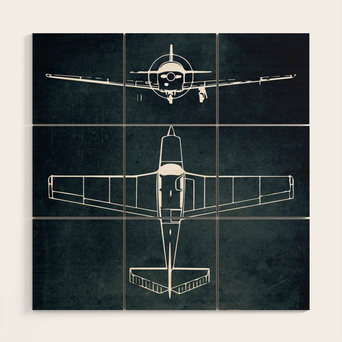 Mooney M20 - 1955 Wood Wall Art Gallery Image 1