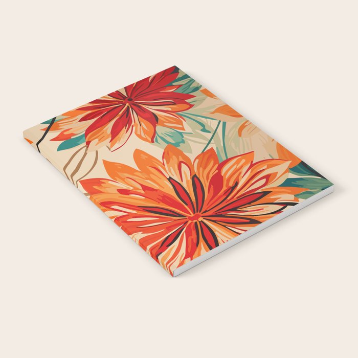 Floral Summer in Vibrant Blooms Notebook Gallery Image 2