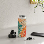 Floral Summer in Vibrant Blooms Water Bottle Gallery Image 4