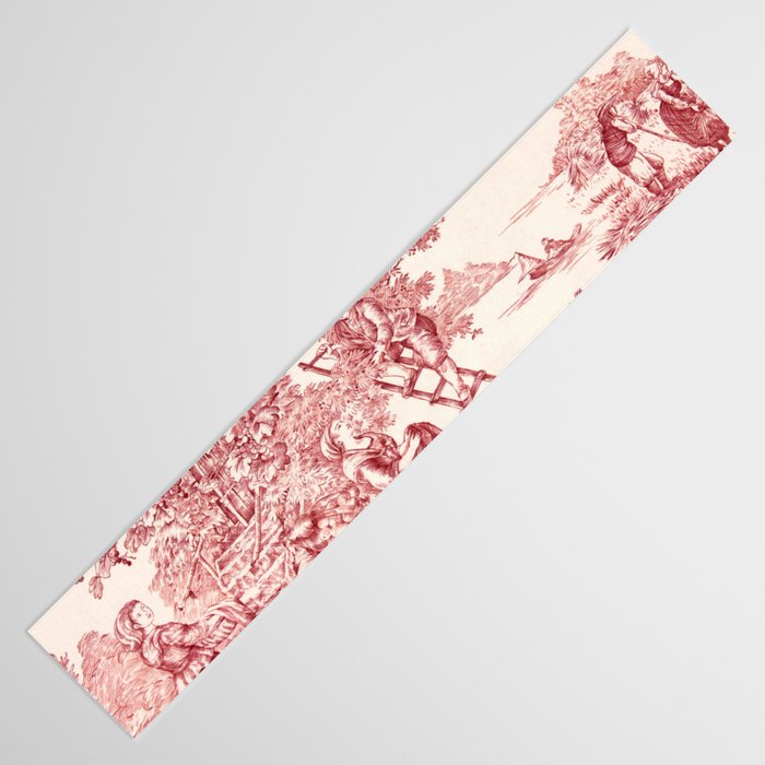 Red Toile de Jouy - 2 Table Runner Gallery Image 3
