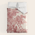 Red Toile de Jouy - 2 Comforter Gallery Image 6