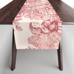 Red Toile de Jouy - 2 Table Runner Gallery Image 1