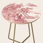 Red Toile de Jouy - 2 Side Table Gallery Image 2