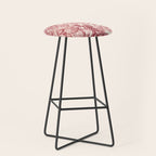 Red Toile de Jouy - 2 Stool Gallery Image 1