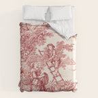 Red Toile de Jouy - 2 Duvet Cover Gallery Image 6