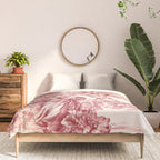 Red Toile de Jouy - 2 Comforter Gallery Image 3