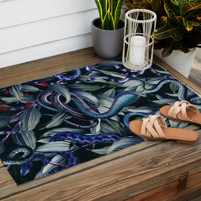 Dangers in the Forest VIII Outdoor Rug Gallery Image 2