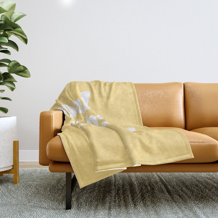 cool to be kind Throw Blanket Gallery Image 1