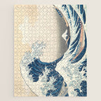 The Great Wave Off Kanagawa by Katsushika Hokusai Thirty Six Views of Mount Fuji - The Great Wave Jigsaw Puzzle Gallery Image 1