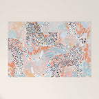 Colorful Wild Cats Welcome Mat Gallery Image 1