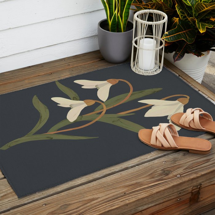 Snowdrops Outdoor Rug Gallery Image 2