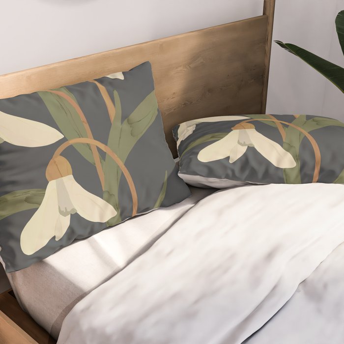 Snowdrops Pillow Sham Gallery Image 2