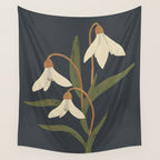 Snowdrops Wall Tapestry Gallery Image 4