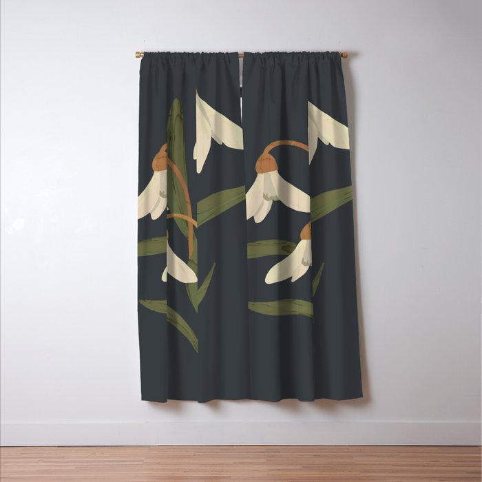 Snowdrops Window Curtain Gallery Image 3